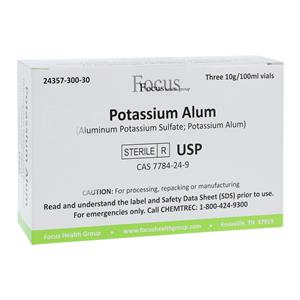 Potassium Alum Injection 10gm/100mL Powder Vial 3/Package