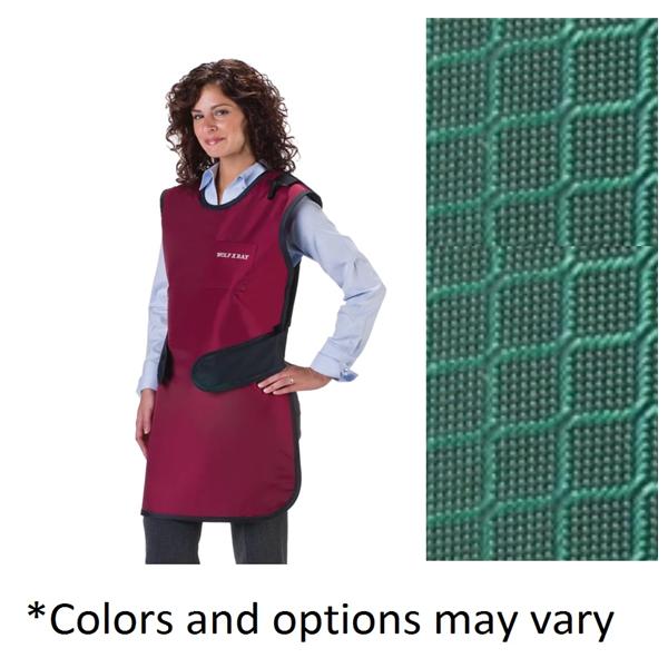 Easy Wrap X-Ray Apron Shimmering Green Unisex Lead-Free 24x42" .5 Eqvlnc Ea