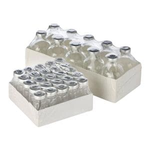 Empty Vial Depyrogenated Borosilicate Glass 2mL Clear Disposable 100/Ca