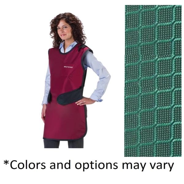 Easy Wrap Apron Shimmering Green Adult Unisex 24x40" LdFr/.5mm W/ Pckt Ea