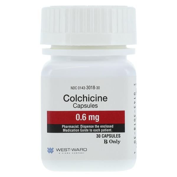 Colchicine Capsules 0.6mg Bottle 30/Bottle Each