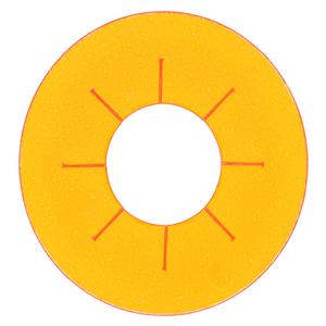 The Cure Curing Light Eye Shield 8 mm 6/Pk