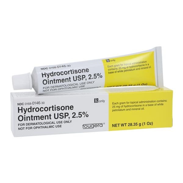 Hydrocortisone Topical Ointment 2.5% Tube Each