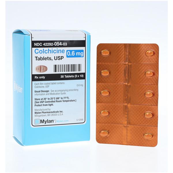 Colchicine Tablets 0.6mg Unit Dose 30/Bottle Each
