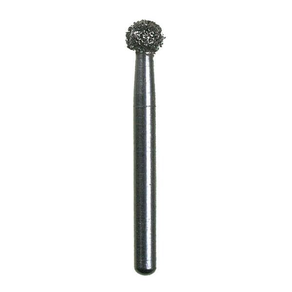 Spring Diamond Bur Friction Grip Super Coarse Round 25/Pk
