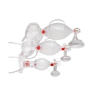SPUR II Manual Resuscitator Adult Medium Disposable 6/Ca