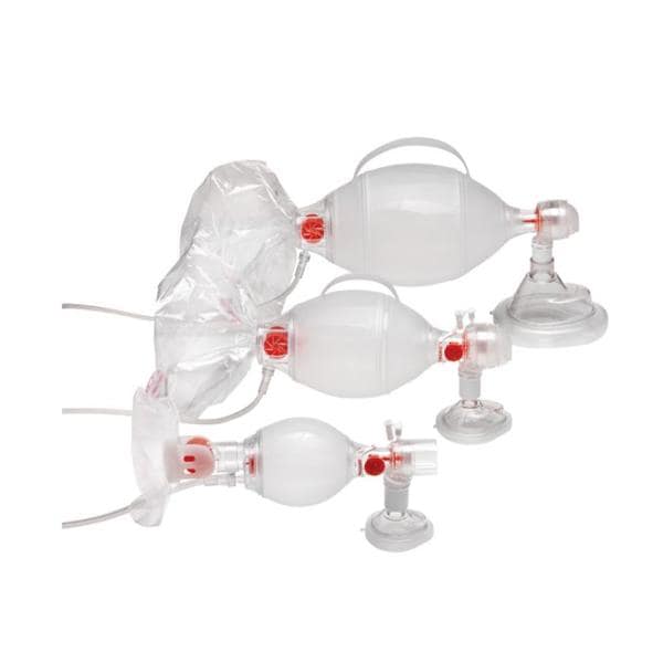 SPUR II Manual Resuscitator Adult Medium Disposable 6/Ca