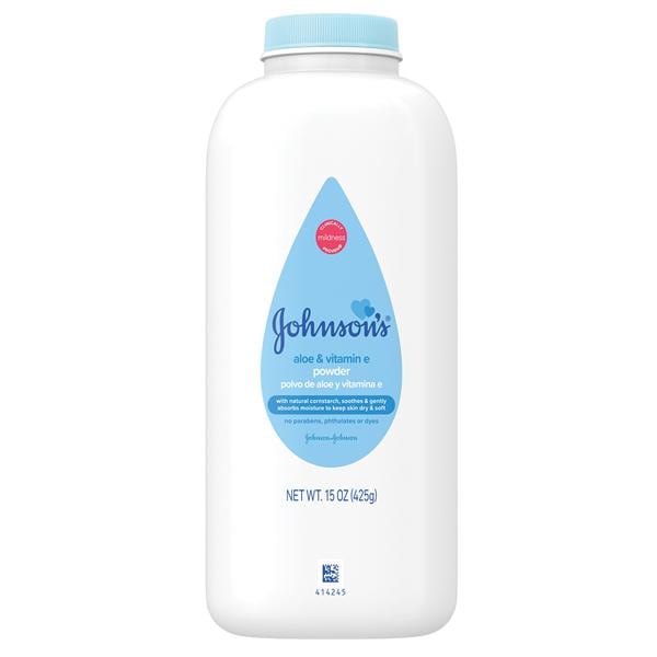 Johnson's Baby Powder Cornstarch Paraben Free 15oz/Bt