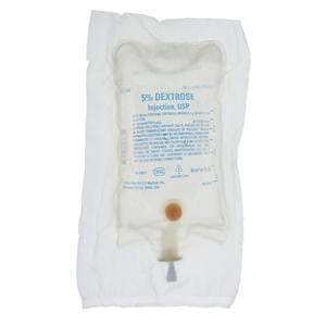 Injectable Solution Dextrose 5%/Water 500mL Bag Ea, 24 EA/CA
