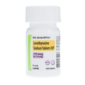 Levothyroxine Sodium Tablets 175mcg Bottle 100/Bottle Each