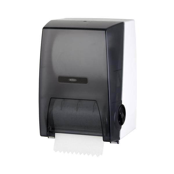 Paper Towel Roll Dispenser Gray Plastic Ea