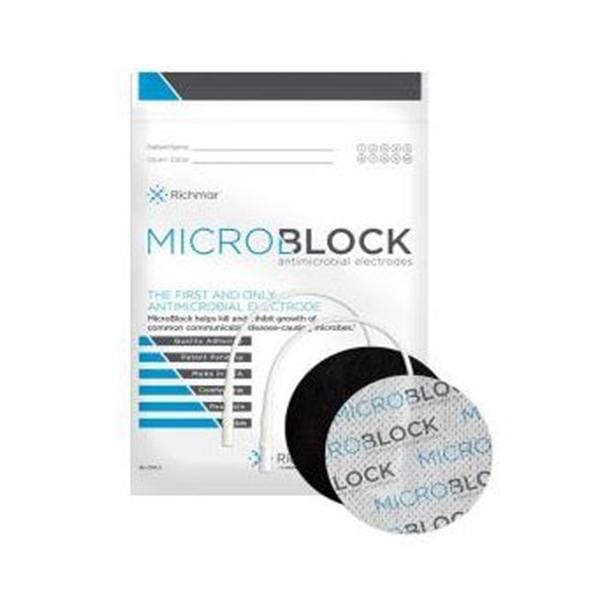Microblock Electrode Muscle Stimulator 2" Round Disposable 40/Bg