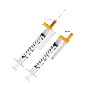 EasyPoint Needle/Syringe 3mL 25gx1" Safety Device 50/Bx