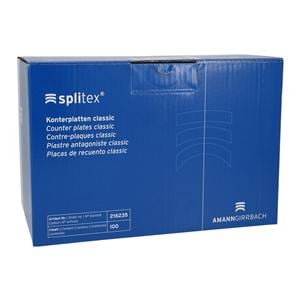 Splitex Counter Plate Classic 100/Pk
