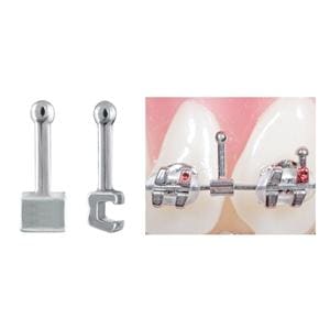 Crimpable Ball Hook 3.3 mm 20/Pk