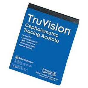 TruVision Cephalometric Tracing Acetate Pad 8 in x 10 in Blue Ea