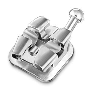 Lotus Plus DS Roth Self-Ligating Bracket 0.022 in Lower Right Cuspid Hook 10/Pk