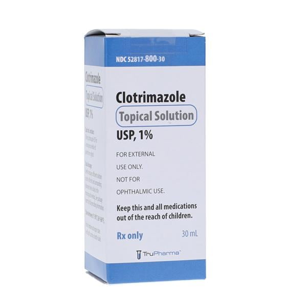 Clotrimazole Topical Solution 0.01 Bottle 30mL Each