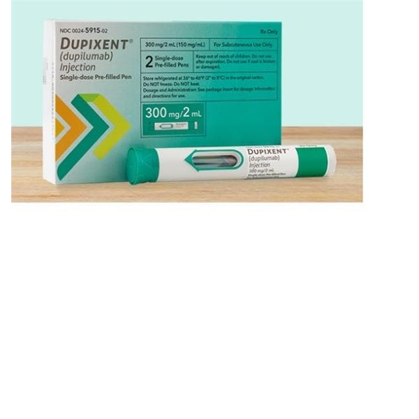 Dupixent Injection 300mg/20mL Prefilled Syringe 2mL 2/Package