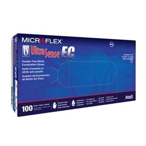 MICROFLEX UltraSense EC Nitrile Exam Gloves 3X-Large Blue Non-Sterile 100/Bx