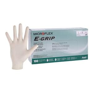 MICROFLEX E-Grip Exam Gloves Large Standard Natural Non-Sterile