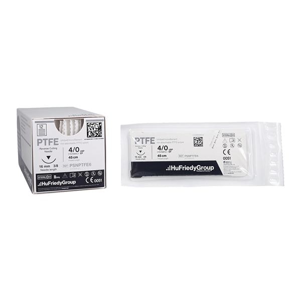 Perma Sharp Suture 4-0 18" dPTFE Monofilament C-22 White 12/Bx