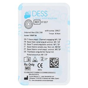 ANGLEBase Base Titanium Engaging 3.5 BioHorizons Internal Hex Ea