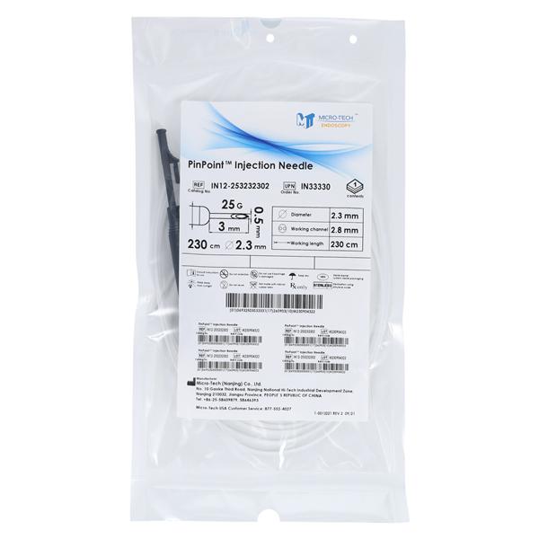 Micro-Tech Endoscopy Injection Needle 230cm 25g 10/Bx