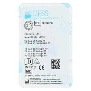 Analog 4.5 Zimmer Internal Hex 10/Pk