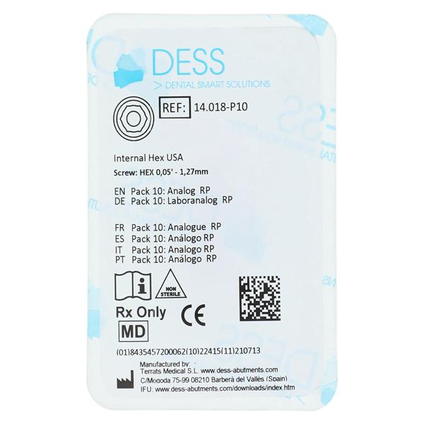 Analog 4.5 Zimmer Internal Hex 10/Pk