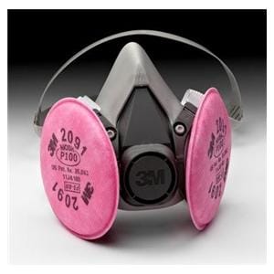3M™ Assembly Respirator Not ASTM Rated Half / Medium 24/Ca