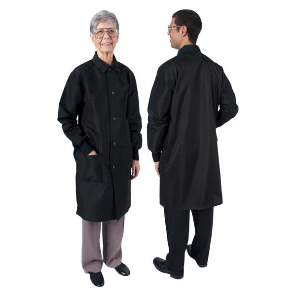 Coat 3 Pkts Lng Tprd Slves / Cffs f/ Overgloving 41 in X-Large Blk Unisex Ea