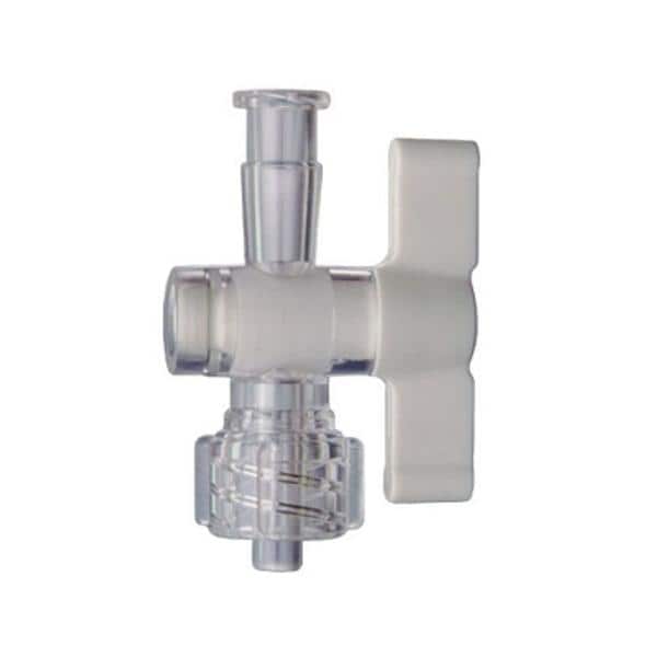 Stopcock Valve Polycarbonate Female to Male Luer Lock 10/Bx