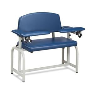 Blood Draw Chair Neutral Gray/Wedgewood Steel/Vinyl 400lb Capacity Ea