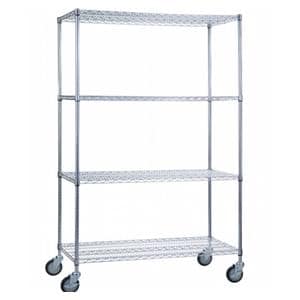 Linen Cart 18x36x72" (4) Swivel Caster/2 Locking