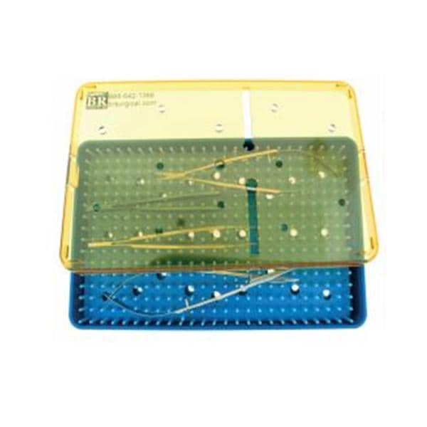 Sterilization Tray Blue/Amber Ea