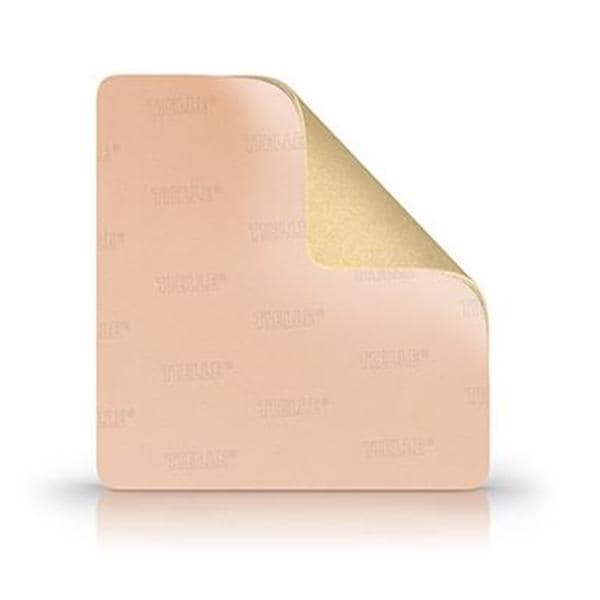 Tielle Hydropolymer Dressing 2x2" Square Non-Adhesive Tan