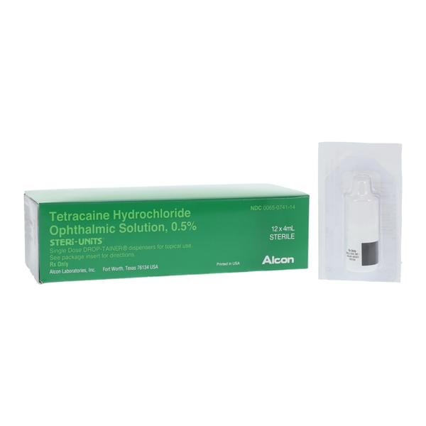 Tetracaine HCl Ophthalmic Solution 0.50% Carton 4mL 12/Package