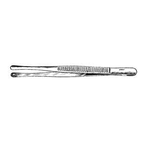Russian Tissue Forcep Straight 7-3/4" Ea