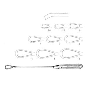Uterine Curette 11" Ea
