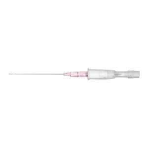 Cathena Catheter Access Device Shielded 20 Gauge 1" Pink 50/Bx