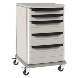 Starsys Storage Cart 24.9x22.7x34.05" 3" Swivel Caster (5) Drawer No Lock