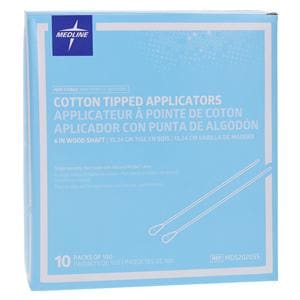 Cotton Applicator 6 in Non Sterile 1000/Bx