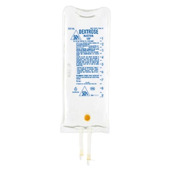 ICU Medical Injectable Solution 50% Dextrose 500mL Bag 12/Ca