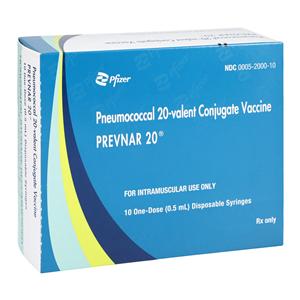 Prevnar20 Pneumococcal Injectable 0.5mL Prefilled Syringe 10/Bx