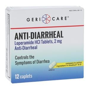 Loperamide HCl Caplets 2mg Ea