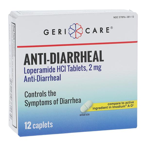 Loperamide HCl Caplets 2mg Ea