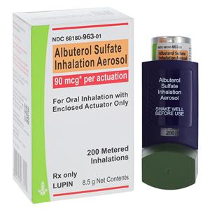 Albuterol Sulfate HFA Inhalation Aerosol 90mcg Inhaler 8.5g Each