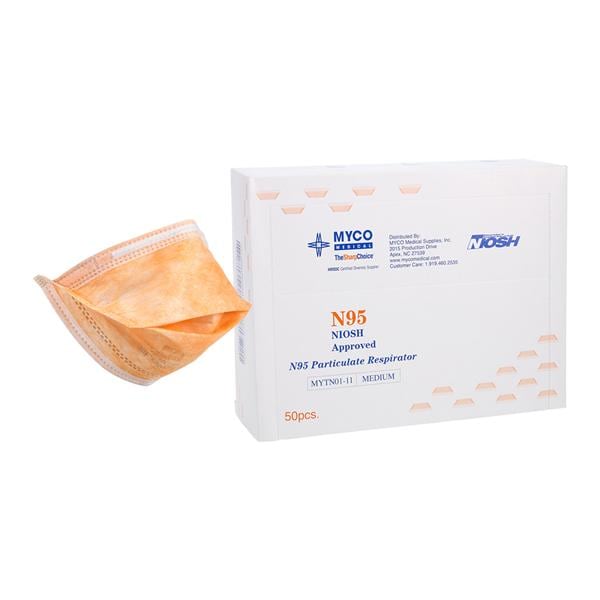 N95 Mask Not ASTM Rated Medium 50/Bx
