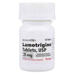 Lamotrigine Tablets 25mg Bottle 100/Bottle Each